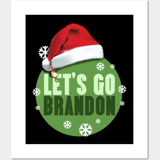 lets go brandon - santa brandon Posters and Art